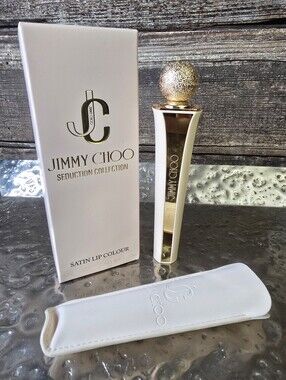 Jimmy Choo Seduction Collection Satin Lip Colour In Coral Kiss, NEW